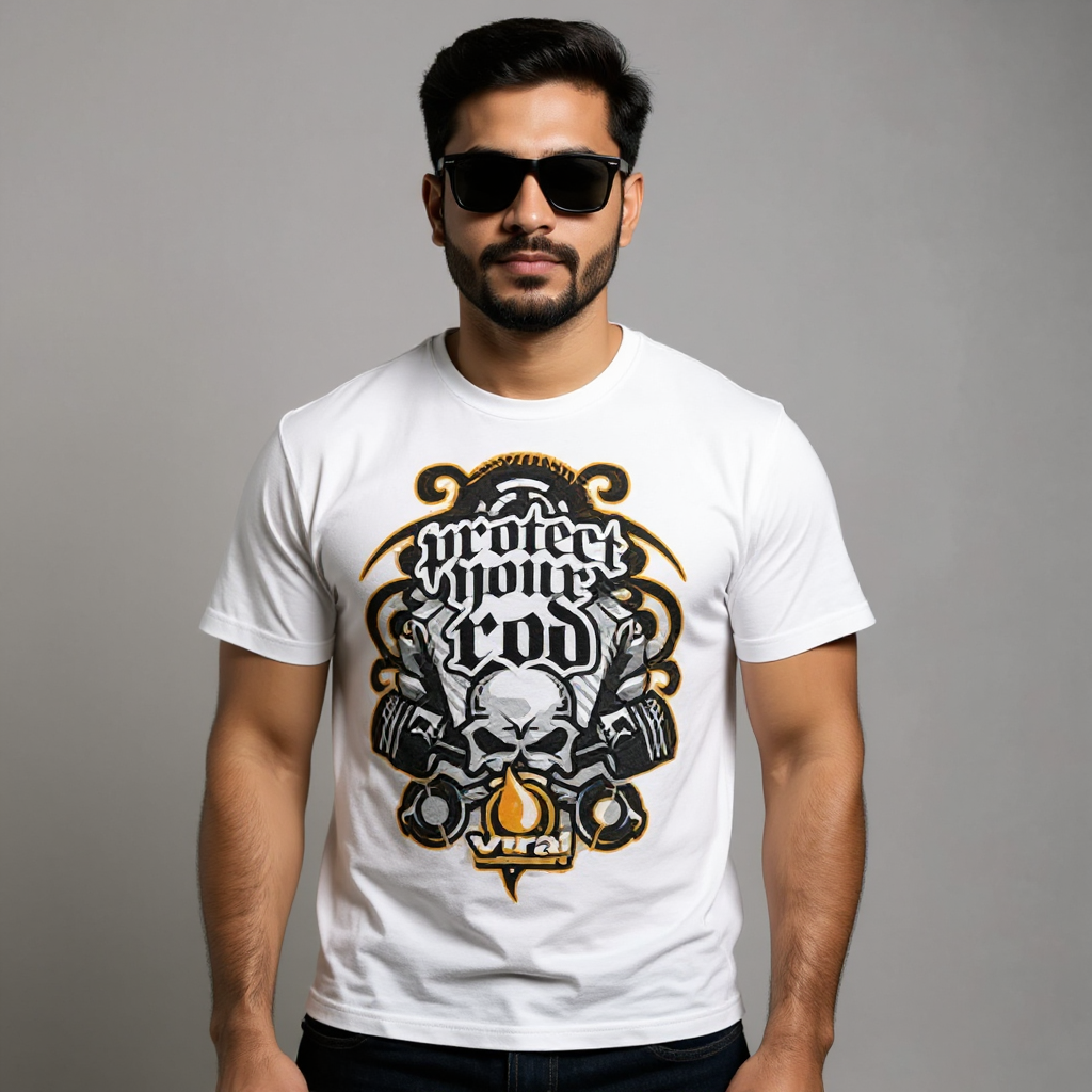 Unique Artwork White T-Shirt for Style Lovers