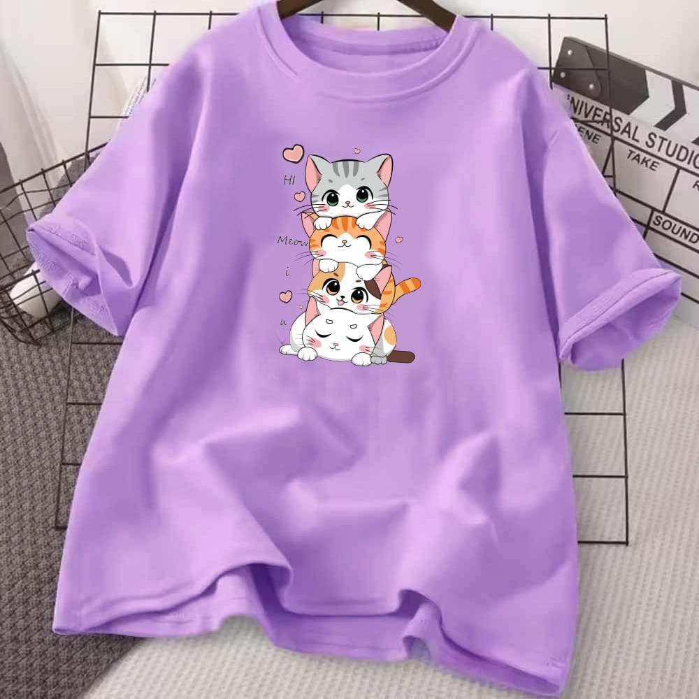 TrendyDrop Collection – Premium Printed Tees for Women