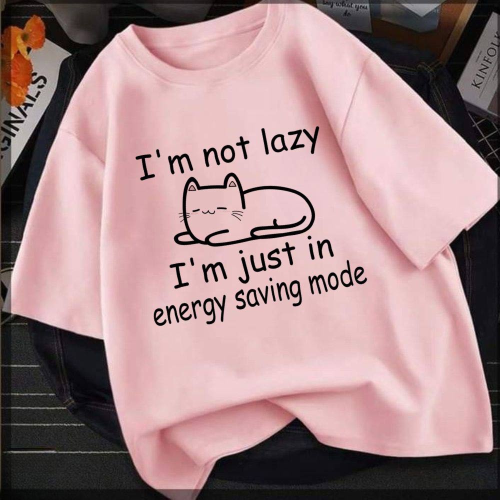 I’m not lazy oversize drop shoulder t-shirt