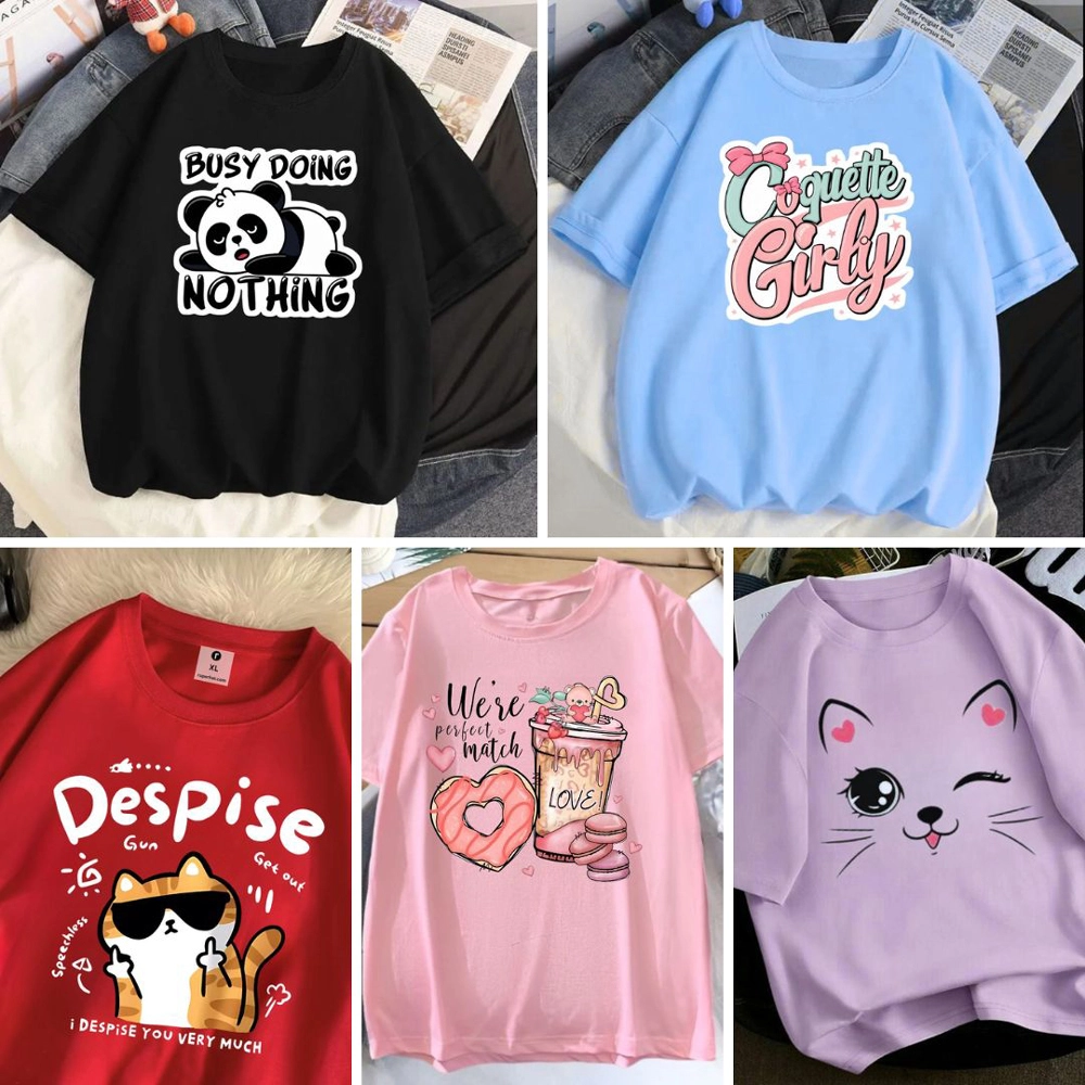 ৪ পিস টি-শার্ট কম্বো মাএ ৯৯৯ টাকা। ( Different Color/Print ) 1003